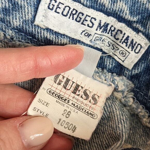Vintage Guess denim skirt size 26 - Picture 11 of 15